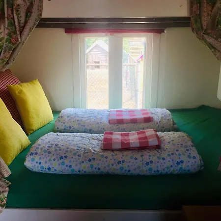 Gypsy Caravan In Weideblick With Farm Animals Hébergement de vacances Berg-op-Zoom