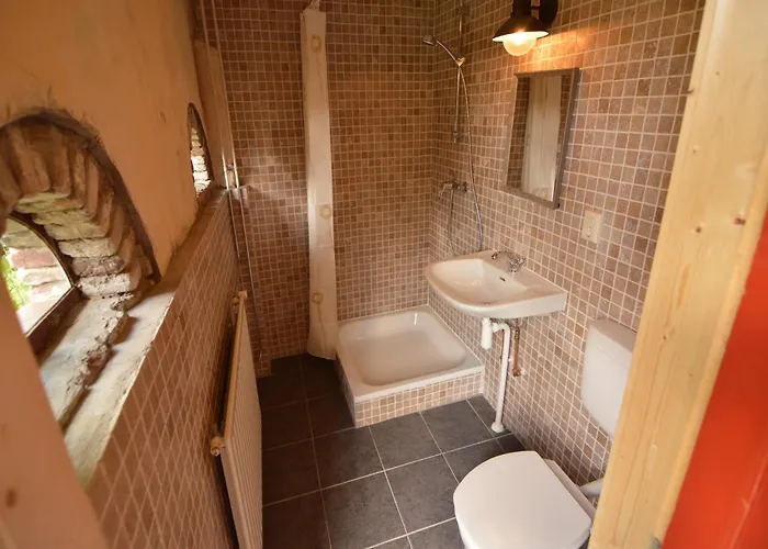 Gypsy Caravan In Weideblick With Farm Animals